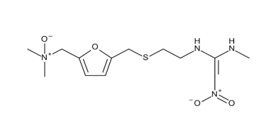 N-[2-[[[5-[(Dimethyloxidoamino)-methyl]furan-2-yl]methyl]sulphanyl]ethyl]-N'-methyl-2-nitroethene-1,1-diamine, Ranitidine N-Oxide,