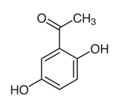2,5-Dihydroxyphenyl methyl ketone, 2-Acetyl-1,4-dihydroxybenzene, 2-Acetylhydroquinone, Acetylquinol, Quinacetophenone