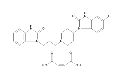 Domperidone maleate, 5-Chloro-1-[1-[3-(2-oxo-2,3-dihydro-1H-benzimidazol-1-yl)propyl]piperidin-4-yl]-1,3-dihydro-2H-benzimidazol-2-one hydrogen (Z)-butenedioate