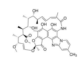 Rifaximin, 4-Deoxy-4αmethylpyrido[1?,2α1,2]imidazo[5,4-c]rifamycin SV, Rifacol