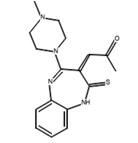 (Z)-1-(4-(4-methylpiperazin-1-yl)-2-thioxo-1,2-dihydro-3H-benzo[b][1,4]diazepin-3-ylidene)propan-2-one