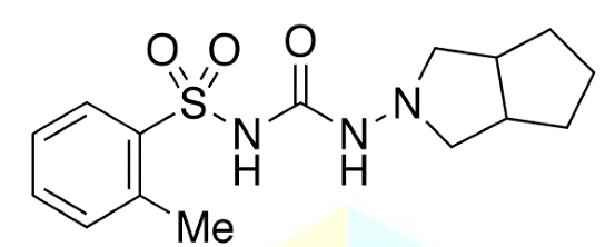 N-[[(Hexahydrocyclopenta[c]pyrrol-2(1H)-yl)amino]carbonyl]-2 methylbenzenesulfonamide