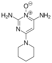 Minoxidil, 6-(1-Piperidinyl)-2,4-pyrimidinediamine 3-oxide, 6-(1-Piperidinyl)pyrimidine-2,4-diamine 3-oxide