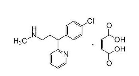 3-(4-Chlorophenyl)-N-methyl-3-(pyridin-2-yl)propan-1-amine maleate salt, (3-(4-chlorophenyl)-N-methyl-3-(pyridin-2-yl)propan-1-amine maleate)