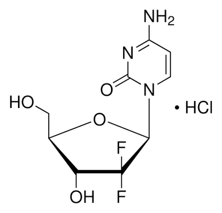 2αDeoxy-2?,2αdifluorocytidine; dFdC, Gemzar (Lilly), LY-188011, dFdC, dFdCyd