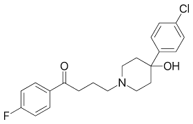 Haloperidol, 4-[4-(4-Chlorophenyl)-4-hydroxy-1-piperidinyl]-1-(4-fluorophenyl)-1-butanone, 4-[4-(4-Chlorophenyl)-4-hydroxypiperidino]-4αfluorobutyrophenone, 4-[4-(p-Chlorophenyl)-4-hydroxypiperidino]-4αfluorobutyrophenone
